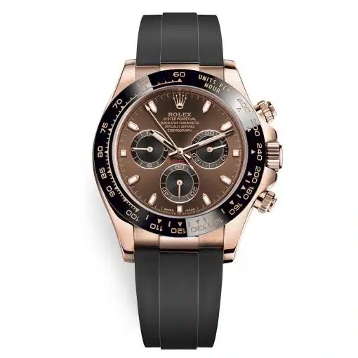 Rolex Cosmograph Daytona 116515LN Chocolate Oysterflex Everose Gold Mens Watch