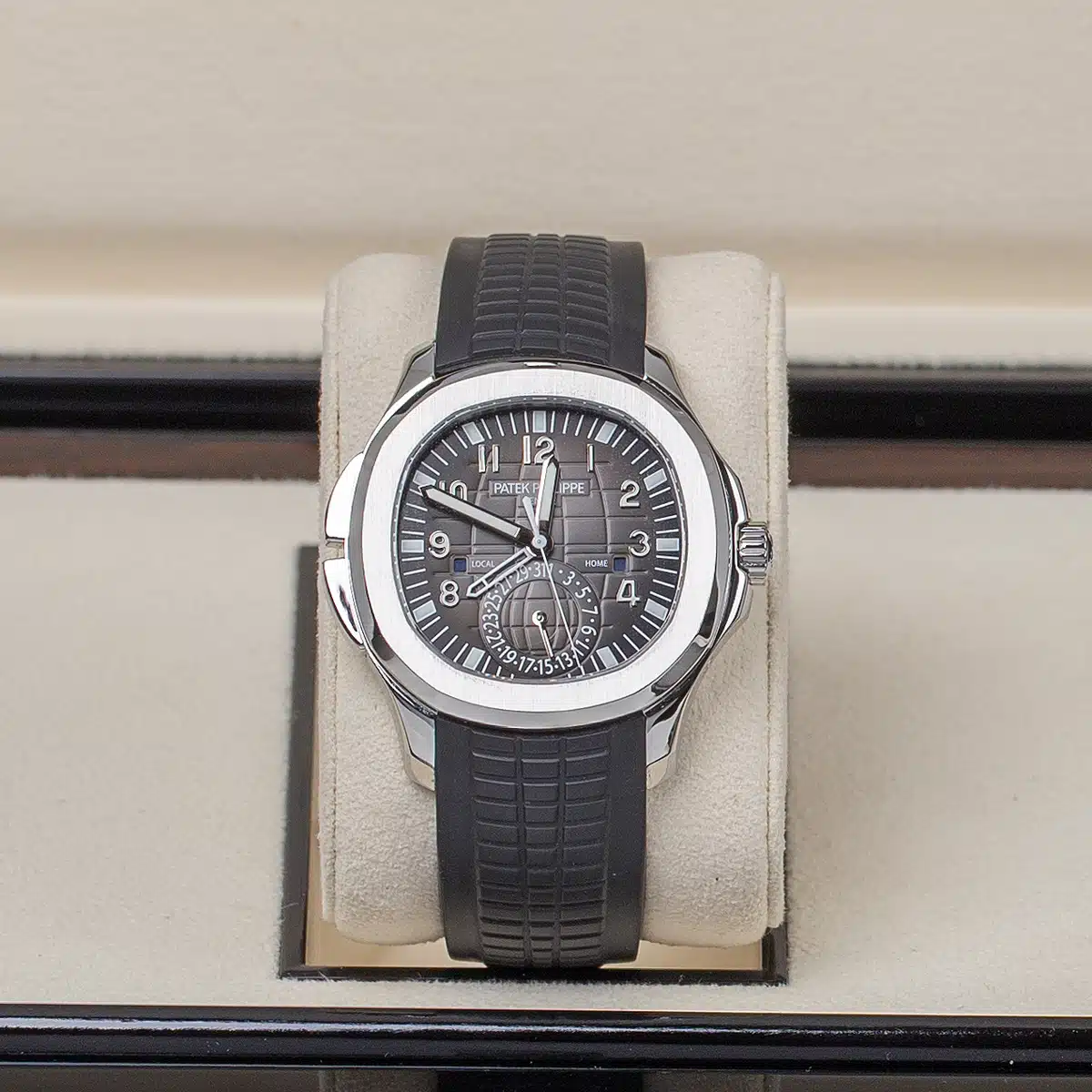 Patek Philippe 5164A 001 Aquanaut Dual Time 40.8mm Stainless Steel