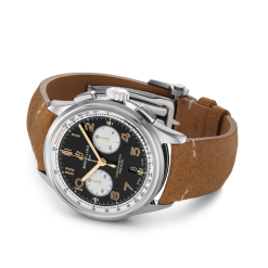 Breitling Premier B01 Chronograph 42 Norton, Stainless Steel, Black dial, AB0118A21B1X1