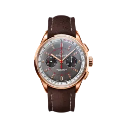 Breitling Premier B01 Chronograph 42 Wheels and Wales Limited Edition, 18k Red Gold, 40mm, Anthracite dial, RB0118A31B1X1
