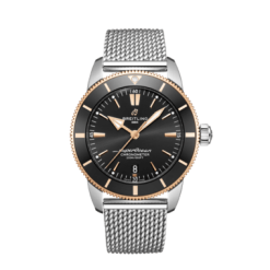 Breitling Superocean Heritage B20 Automatic 44, Stainless Steel and 18K Red Gold Black dial, UB2030121B1A1