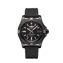 Breitling Avenger Blackbird 44, Black DLC coated titanium, 44mm, Black, V17311101B1W1