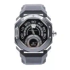 Bvlgari Octo Bi-Retro 43mm OBR.Y.1C Stainless Steel Black Dial Watch