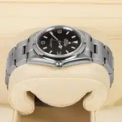 新作人気モデル Rolex-114270-BlackDial-2- パーツ