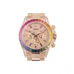 Rolex Cosmograph Daytona 116595 Diamond Dial Everose Gold Rainbow Sapphire Watch Luxury Watches USA