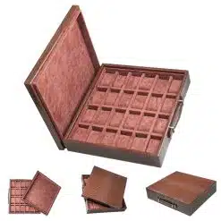 Large Tray for 24 watches (Chocolate)