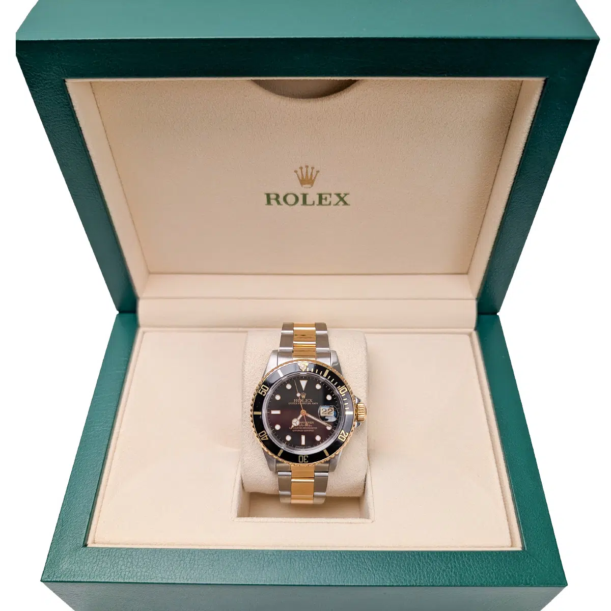 Rolex Submariner 16613 Black Dial Two-Tone Oyster Men's Watch