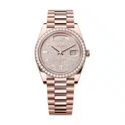 Rolex Day Date 228345rbr-0002 Diamonds Paved Dial