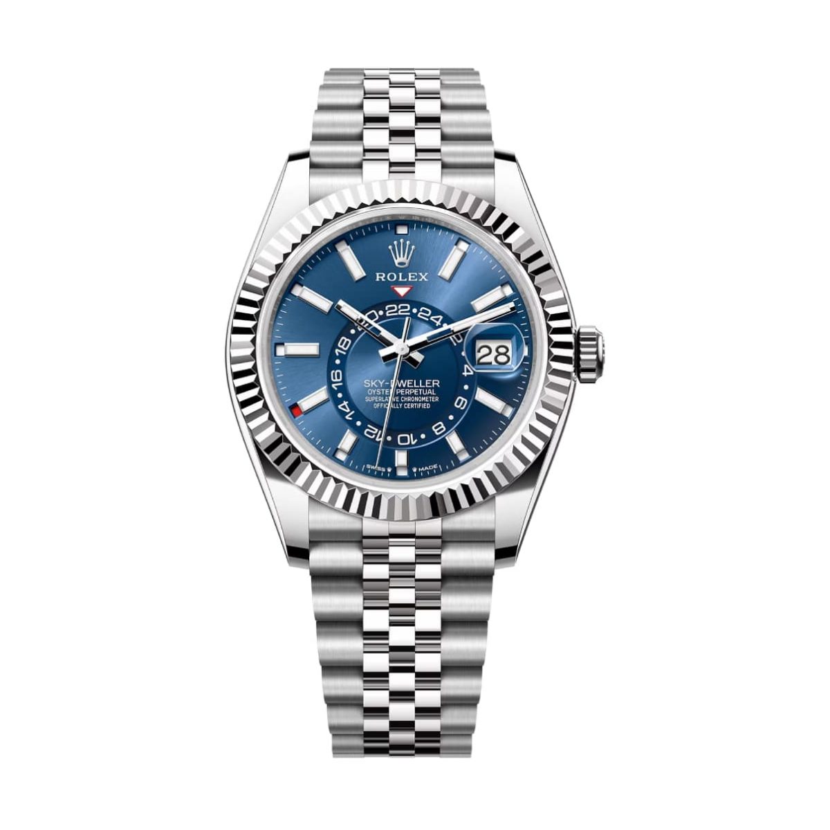 Rolex Sky Dweller 336934 Blue Dial Jubilee Bracelet Luxury