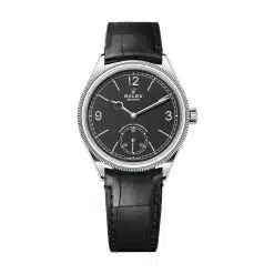 Rolex 1908 52509 Black Dial 39mm Leather Band