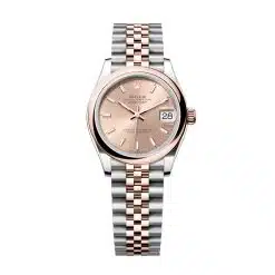 Rolex Datejust 278241-0010 Rosé 31mm Dial Domed Bezel Jubilee Bracelet Two-Toned Everose Gold Watch