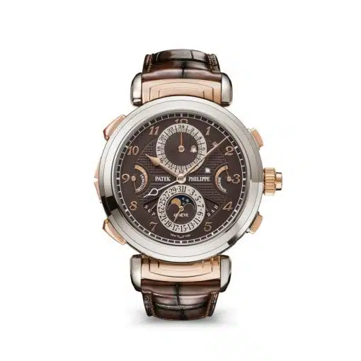 Patek Philippe 6300GR-001 GRAND Complications Brown Opaline Dial Dark Chestnut Alligator Leather Strap