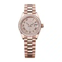 Rolex Lady Datejust 279135RBR 0021 Diamond Paved Dial Luxury Watches USA