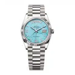 Rolex Day-Date 128239-0044 Turquoise Roman Dial