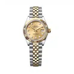 Rolex Lady-Datejust 279173-0011 Champagne Diamond Dial Jubilee Bracelet