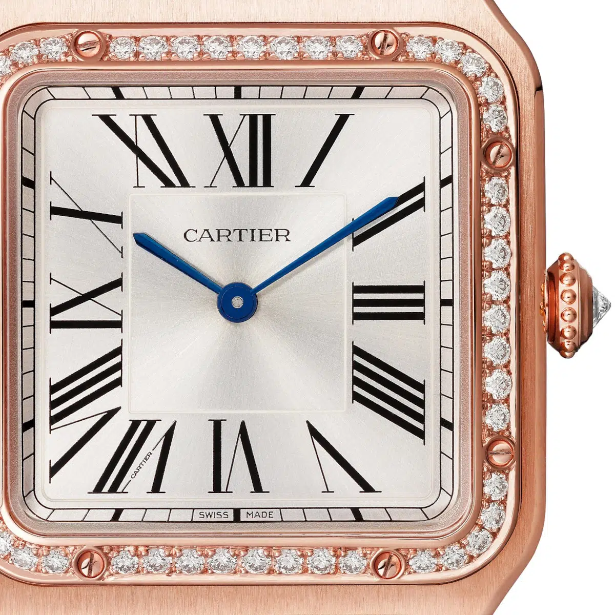 Cartier Santos-Dumont WJSA0016 Silvered Sunray Dial Large - Luxury