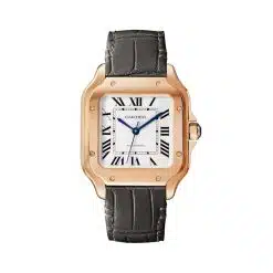 CARTIER SANTOS DE CARTIER L TWOTONE YELLOWGOLD WHITE DIAL