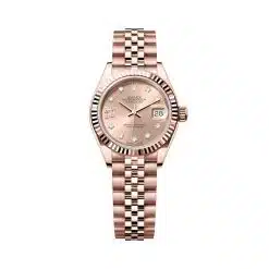 Rolex Lady-Datejust 279175-0030 Rosé Diamond-Set Dial Jubilee Everose Gold Watch