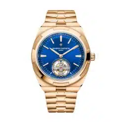 Vacheron Constantin 6000V/210R-B733 Overseas Blue Dial Pink Gold
