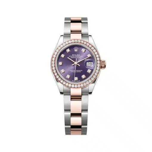 Rolex Lady-Datejust 279381RBR-0016 Aubergine Diamond Dial Oyster Bracelet
