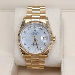 Alternative view of Rolex Day-Date 118238 MOP Dial 18K Yellow Gold President 36mm Watch