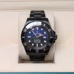 Alternative view of Rolex Deepsea D-Blue 126660 James Cameron Black PVD Oyster Bracelet Watch