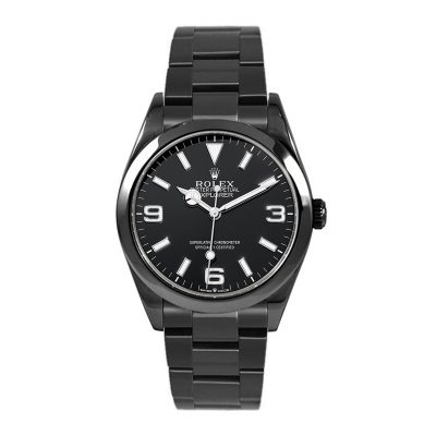 Rolex Lucky black cat 広告　額装済　No,2 ROLEX lucky black cat profil ポスター22 | Eureka Vintage