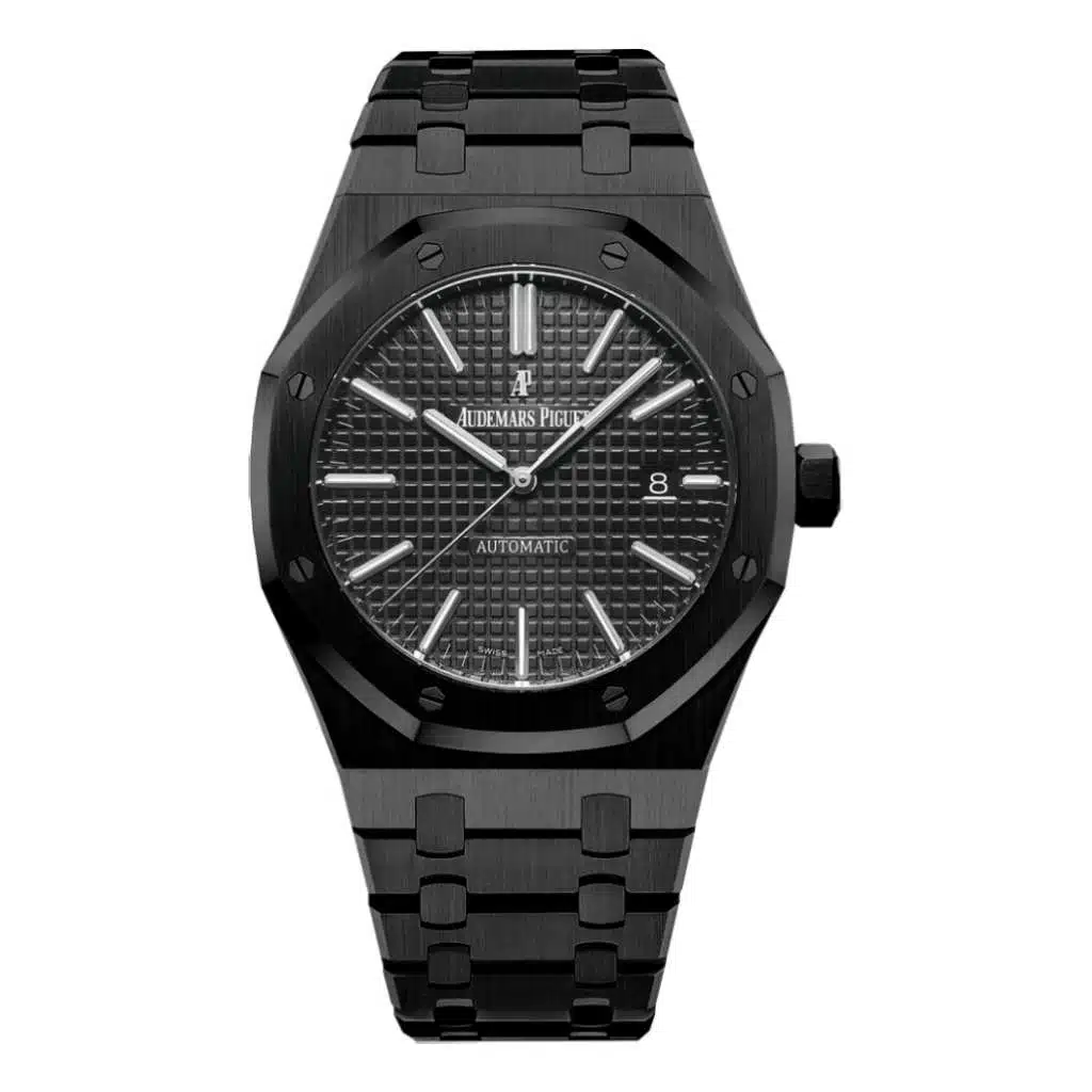 Audemars Piguet 15400ST Royal Oak 41mm Black Dial PVD Coated Watch