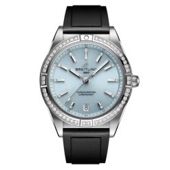 Breitling Chronomat G10380591C1S1 36MM Ice Blue Dial Stainless Steel & White Gold