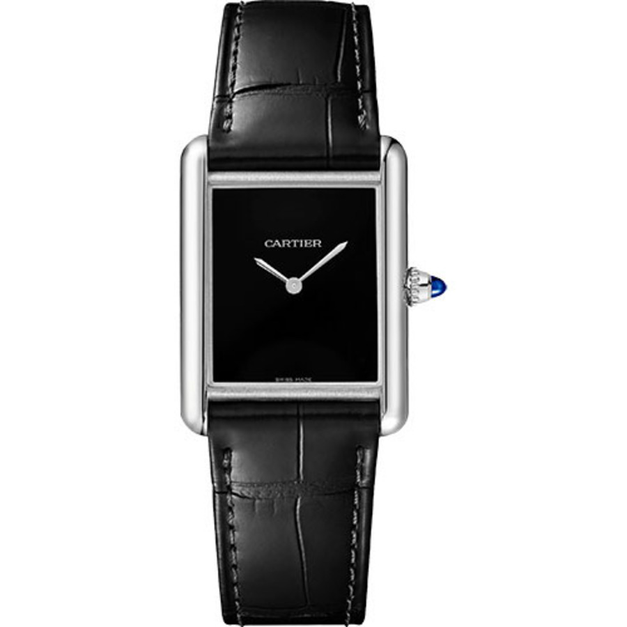 Cartier Tank Must WSTA0072 33mm Black Dial Stainless Steel