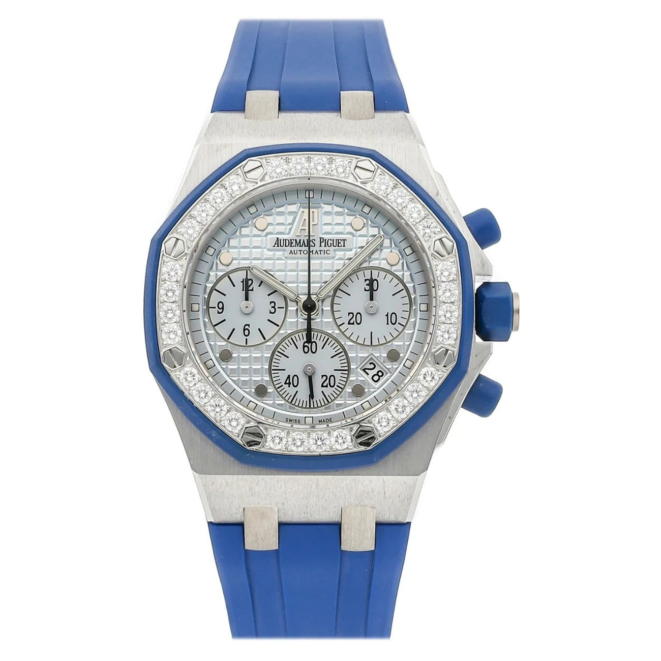 Audemars Piguet Royal Oak Offshore Lady 25986CK 37MM White Gold Silver Dial