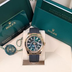 Rolex Sky-Dweller 336238-0004 Green Dial Oysterflex Bracelet - Image 2